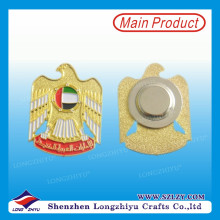 UAE Gold Eagle Magnetic Lapel Badge